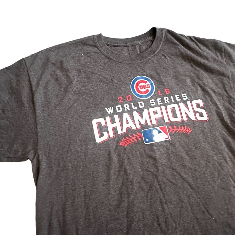 Men’s Chicago Cubs 2016 Championship MLB Tee‎ Shirt size XL